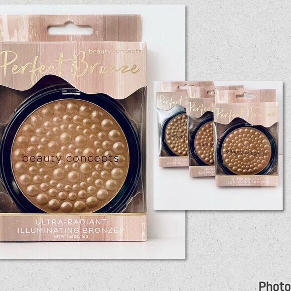 NWT 3 Beauty Concepts Ultra radiant illuminating Perfect Bronze x a Radiant Glow - Picture 1 of 13